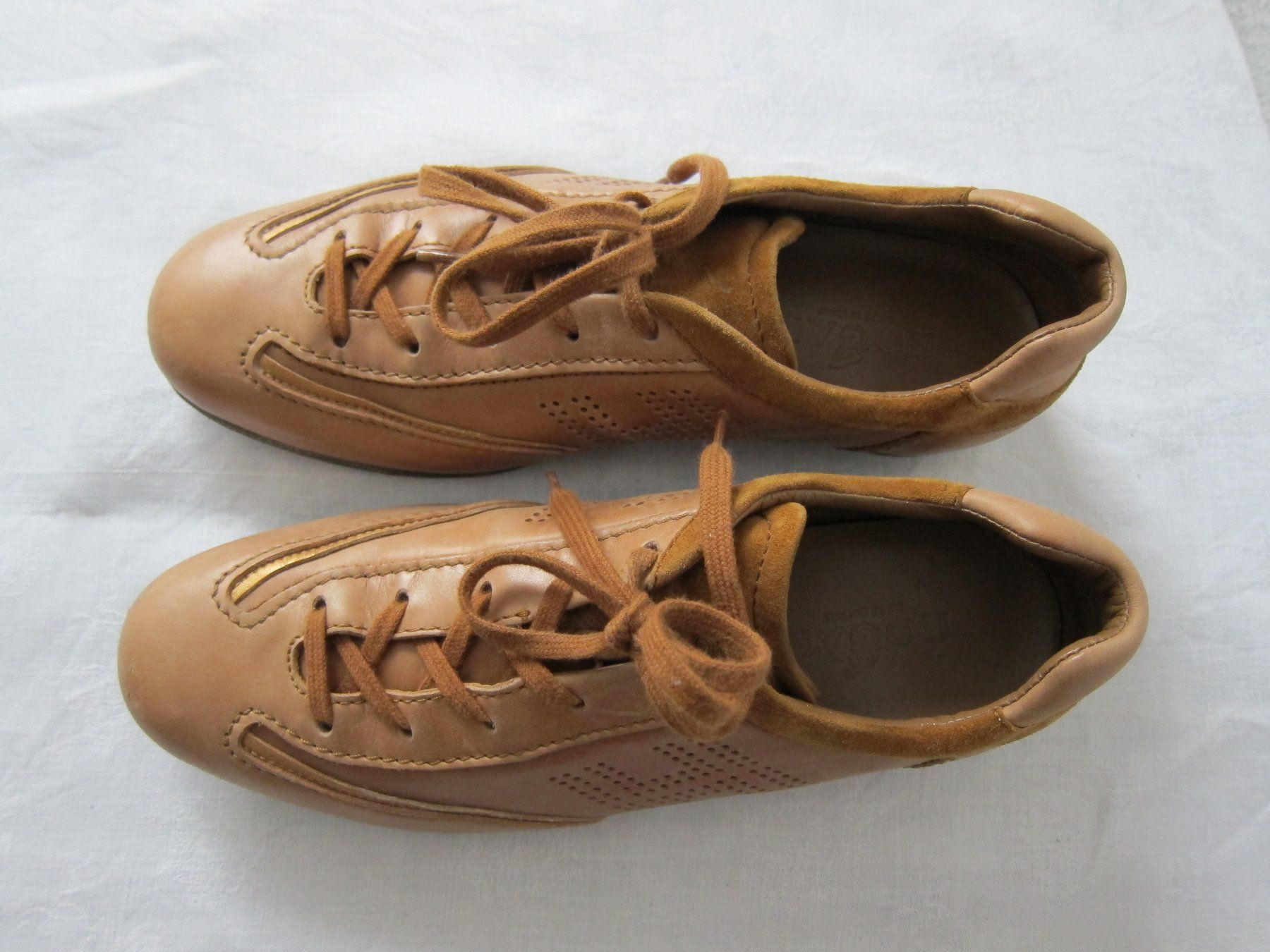 Hogan Damenschuhe: Sneaker Hogan, cognacfarben, Innensohle 25,5cm – Gebraucht aus Zürich von Italia58 1