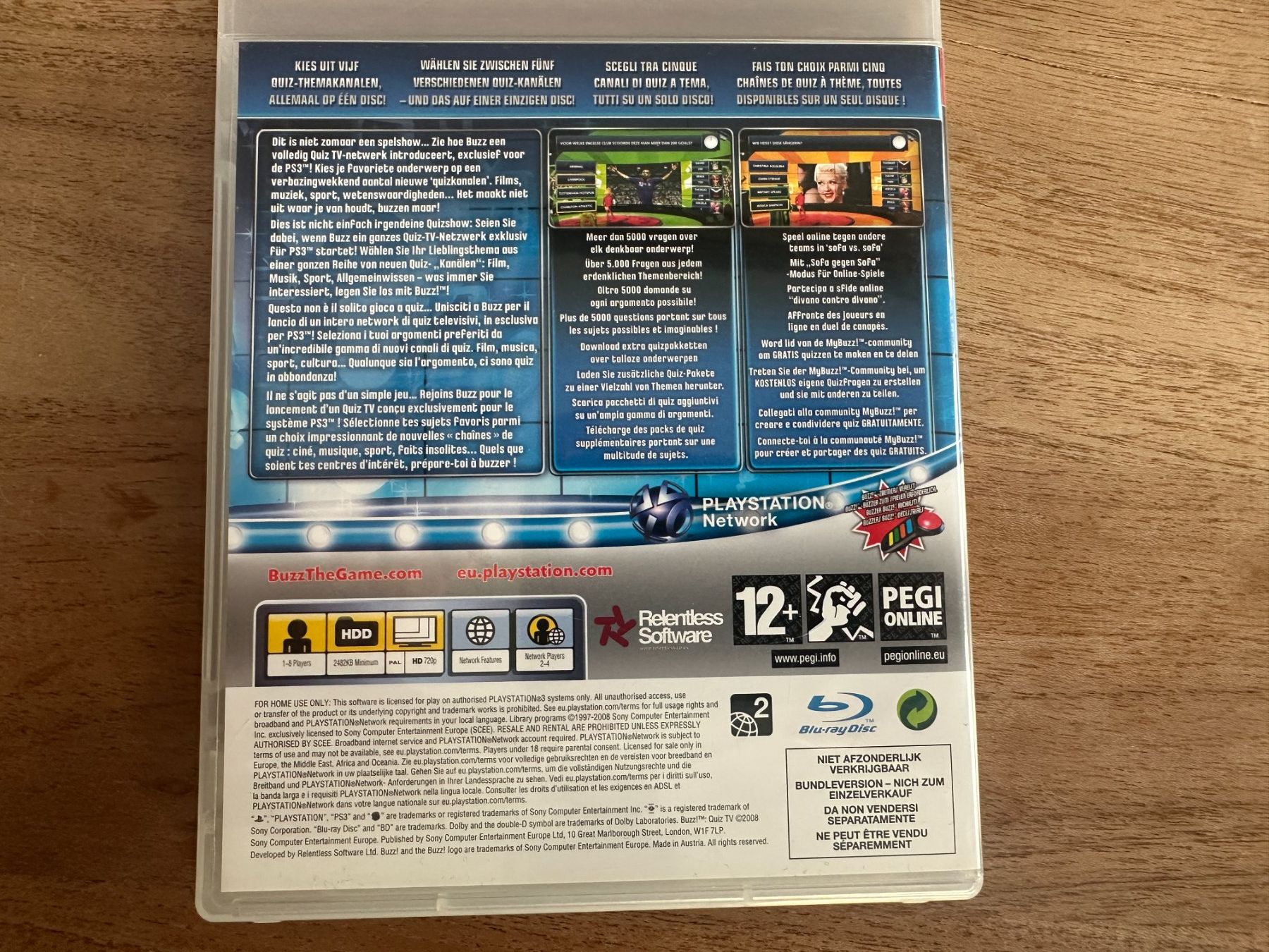Sony Giochi: Buzz! Quiz TV - Playstation 3 - Top – Usato da Courlevon venduto da Poleposition 3