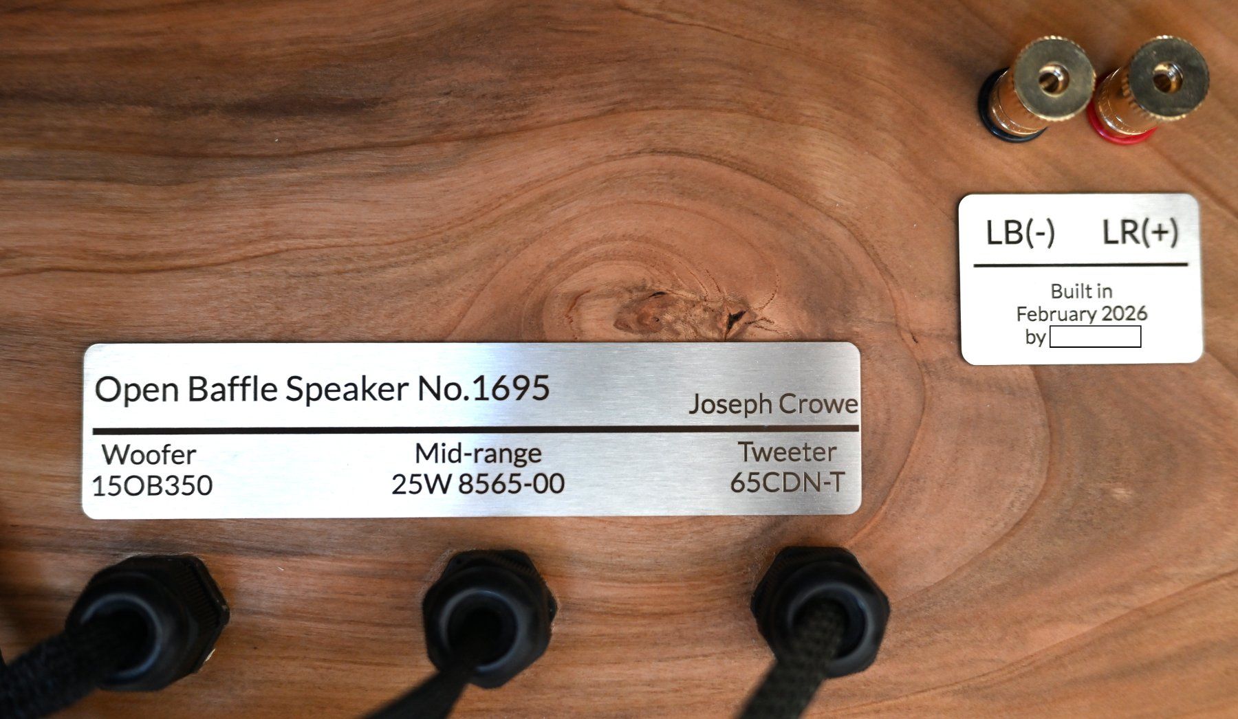 Casse acustiche: Open Baffle Joseph Crowe 1635 – Usato da Vaulruz venduto da Finale_Audio 6