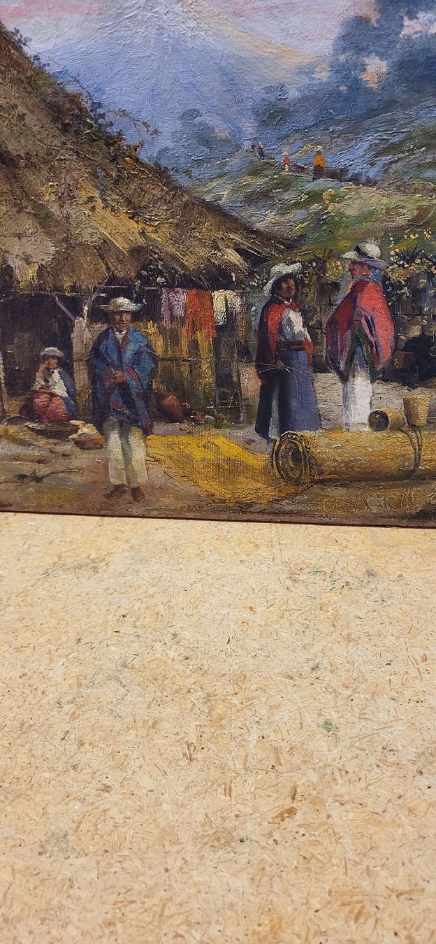 Tableaux: 0el Gemälde Mexico ? – D'occasion à Degersheim par Sonnenbiene55 3