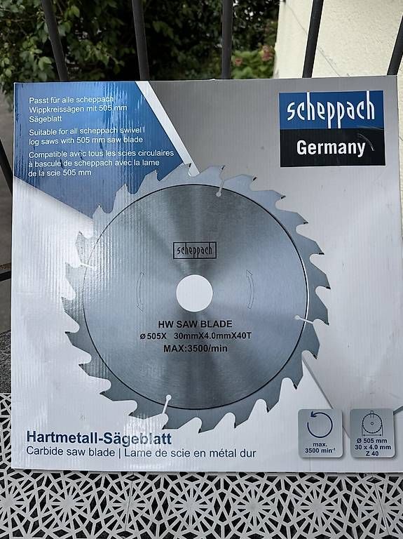Sägen: Kreissägeblatt, 505 mm – Gebraucht aus Zollikon von Joewei