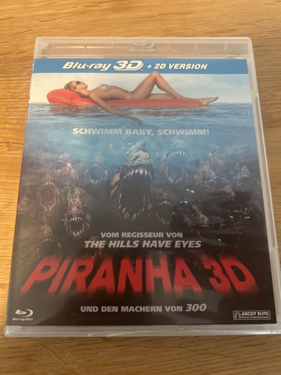 Tutti i DVDs: Piranha 3D Blu-ray 3D + 2D Version Top Zustand! – Usato da Steffisburg venduto da balboa_76