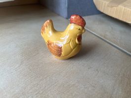 Salière en céramique en forme de poule