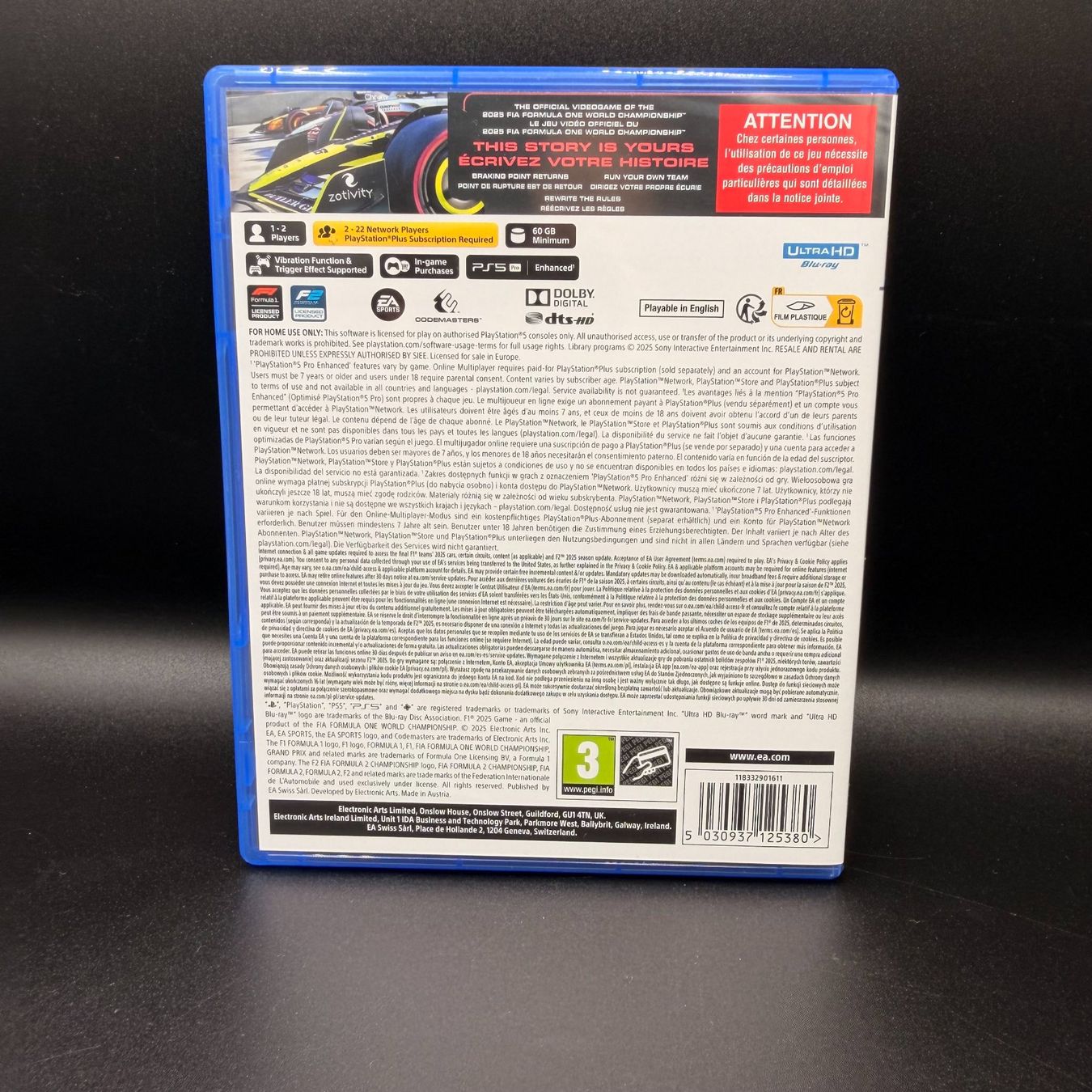 Sony Giochi: F1 25 Playstation 5 – Usato da Düdingen venduto da Nerdworld 1