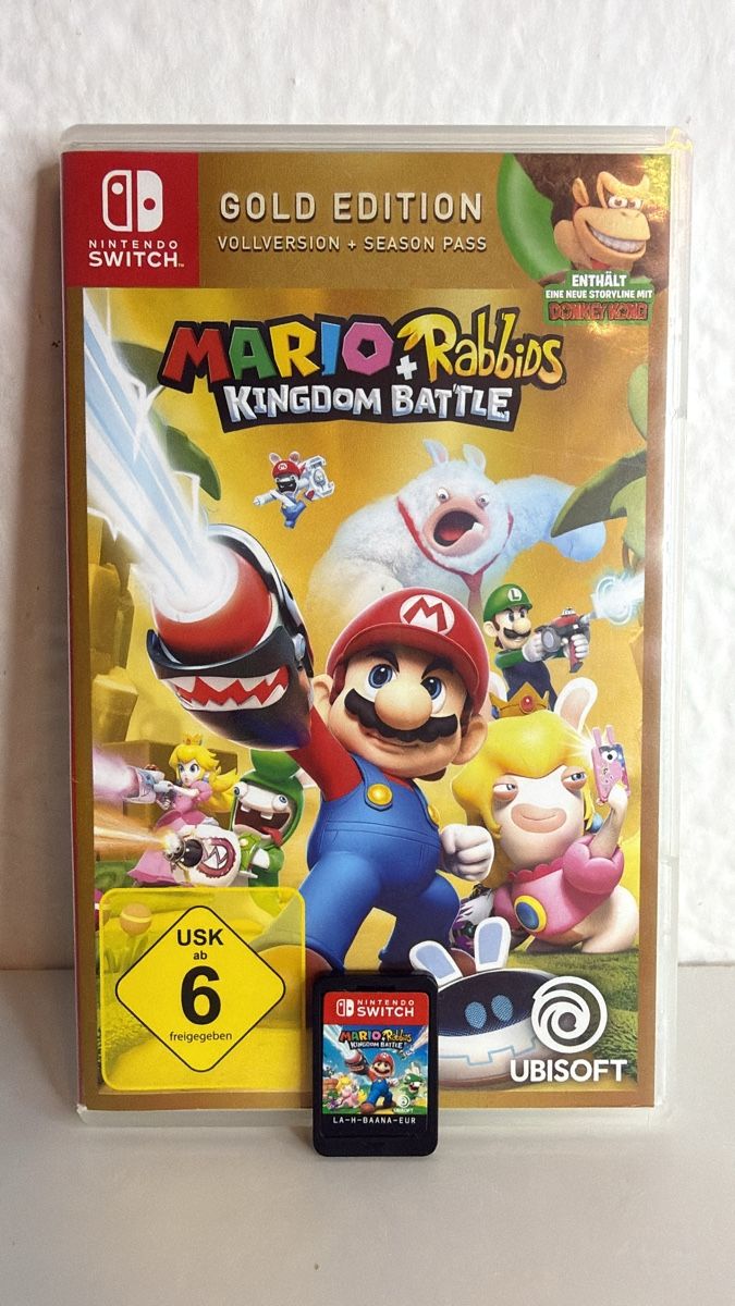Nintendo Giochi: Mario + Rabbids Kingdom Battle Gold Edition- Nintendo Switch – Usato da Ehrendingen venduto da bubulence