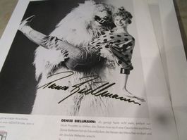 AUTOGRAMM POSTER DENISE BIELLMANN EISKUNSTLAUF