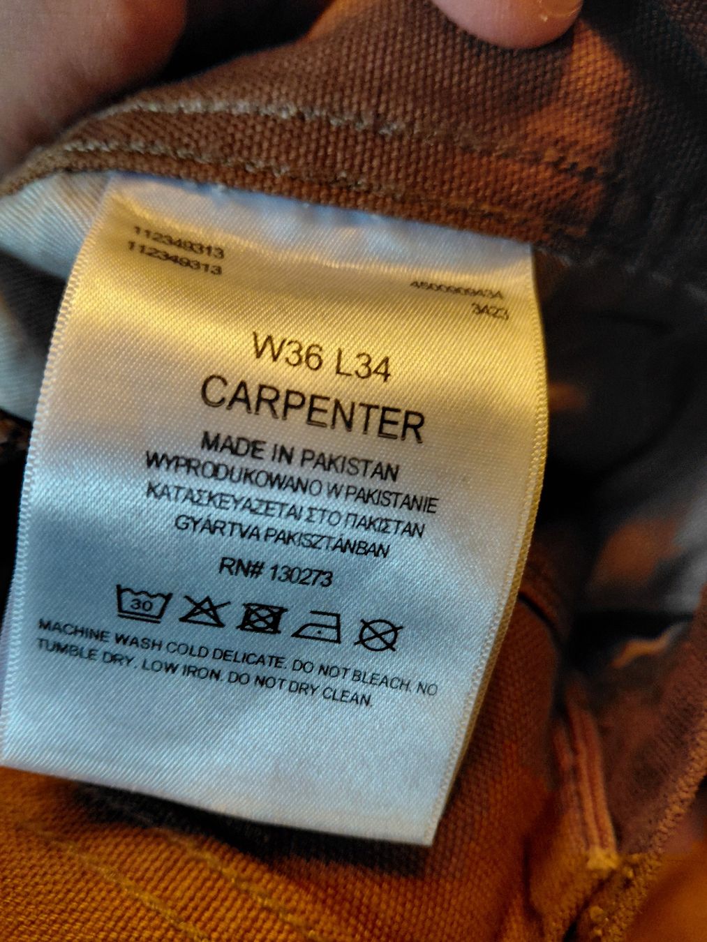 Lee Pantaloni: Lee  Hose Carpenter W36× L34 – Usato da Schaffhausen venduto da monikaD010203 5
