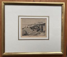 Rorschach Hafenbahnhof um 1874