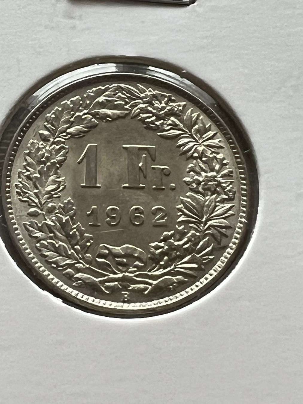 Tutti le monete: 1 Fr. 1962 unz. – Usato da Schötz venduto da Odpa