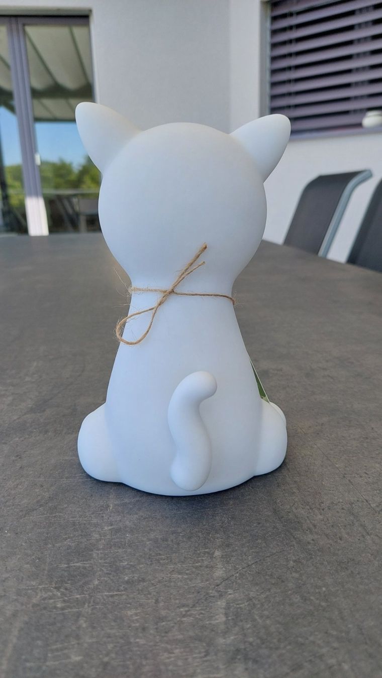 Statuette: LED Solar Katze mit Farbwechsel NEU! – Nuovo e nell'imballaggio originale da Schongau venduto da lanobe 8