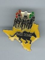 Texas Pferderennen Pin