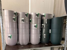 24x Töpfe Vase Kunststoff NEU! Deko Hochzei Floristik Event