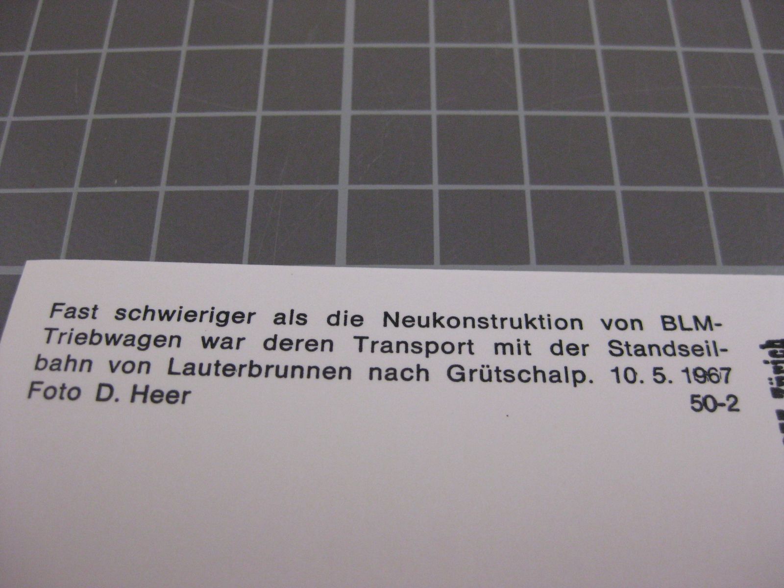 Cartoline postali: AK Auf dem Weg nach Grütschalp – Nuovo (secondo la descrizione) da Malters venduto da Marosko 2