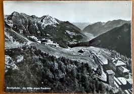 Berninabahn - Alp Grün gegen Poschiavo - AK