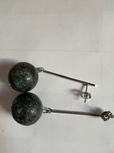 Boucles d'oreille: Grosse Jade Ohrringe - elegant/stylisch – D'occasion à Neerach par romiping 5
