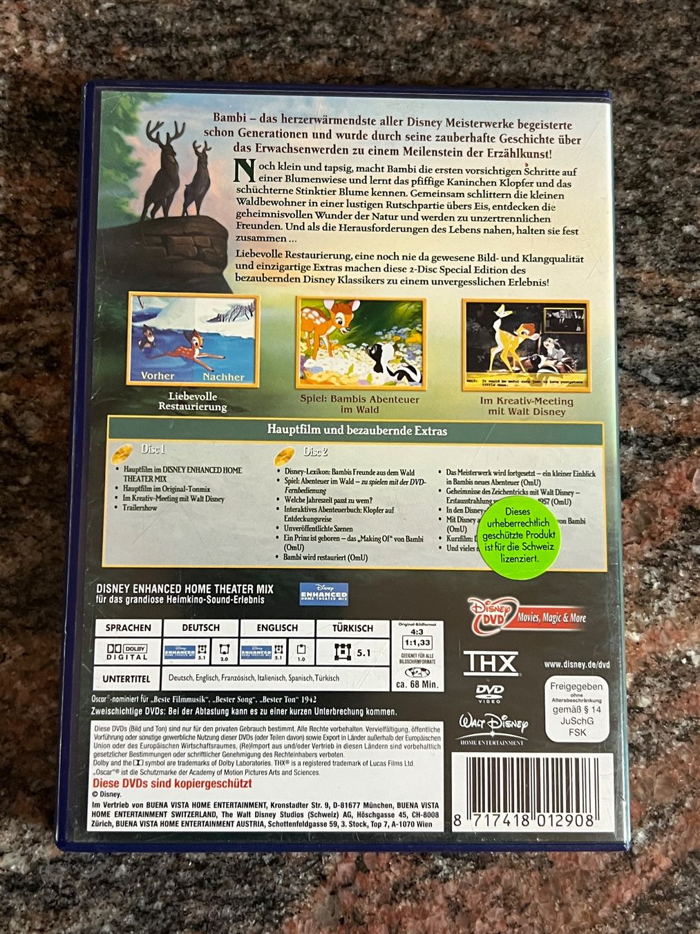 Alle DVDs: Bambi DVD 2-Disc Special Edition Disney – Neu (gemäss Beschreibung) aus Altstätten SG von sheamus 1