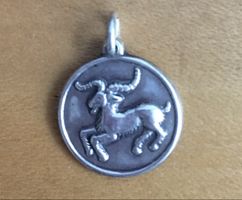 Silber Tierkreiszeichen Anhänger Widder