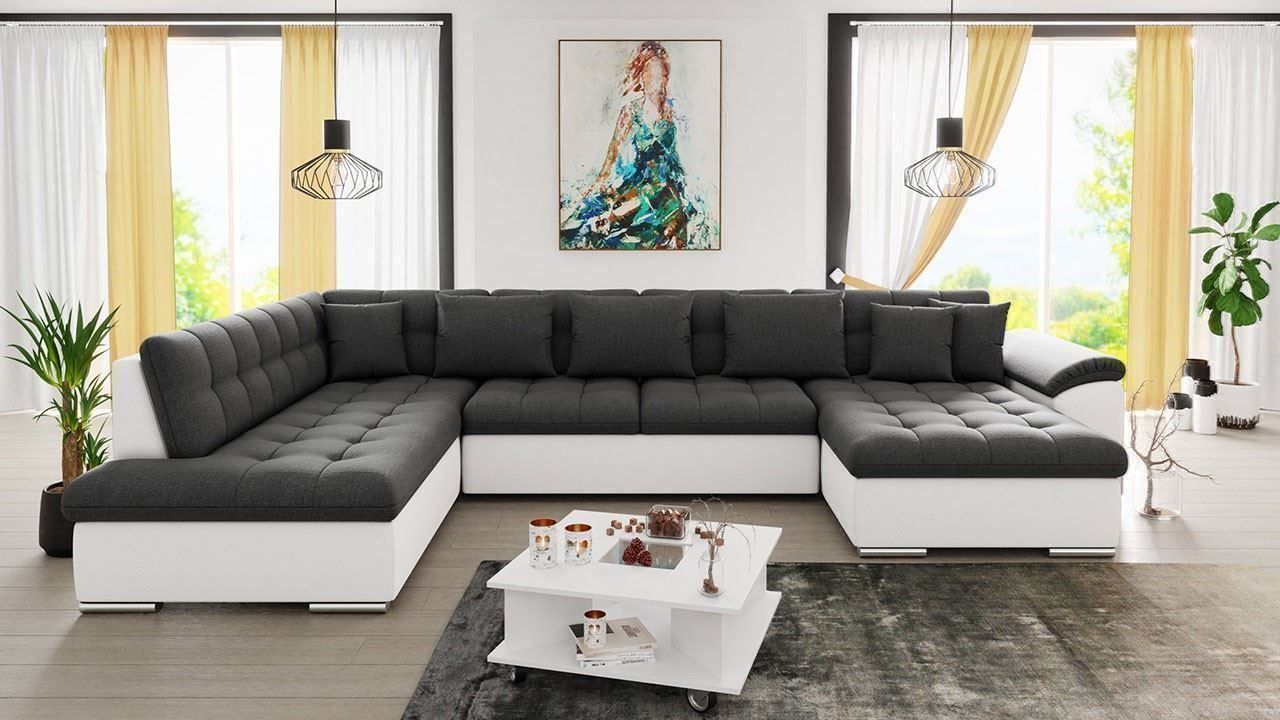 Divani: Wohnlandschaft Sofa Couch mit Bettkasten und Schlaffunktion – Nuovo e nell'imballaggio originale da Wallenwil venduto da toesstal-vertrieb 4