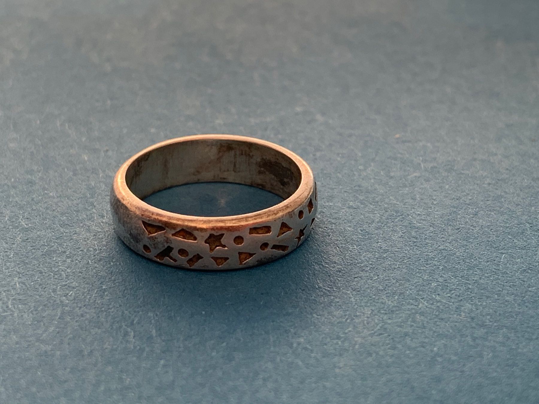 Ringe: Silberrring Stern/Dreieck gr.54 – Gebraucht aus Dittingen von Bellevista 2