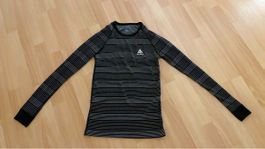 Odlo Funktionsshirt gestreift schwarz neuwertig