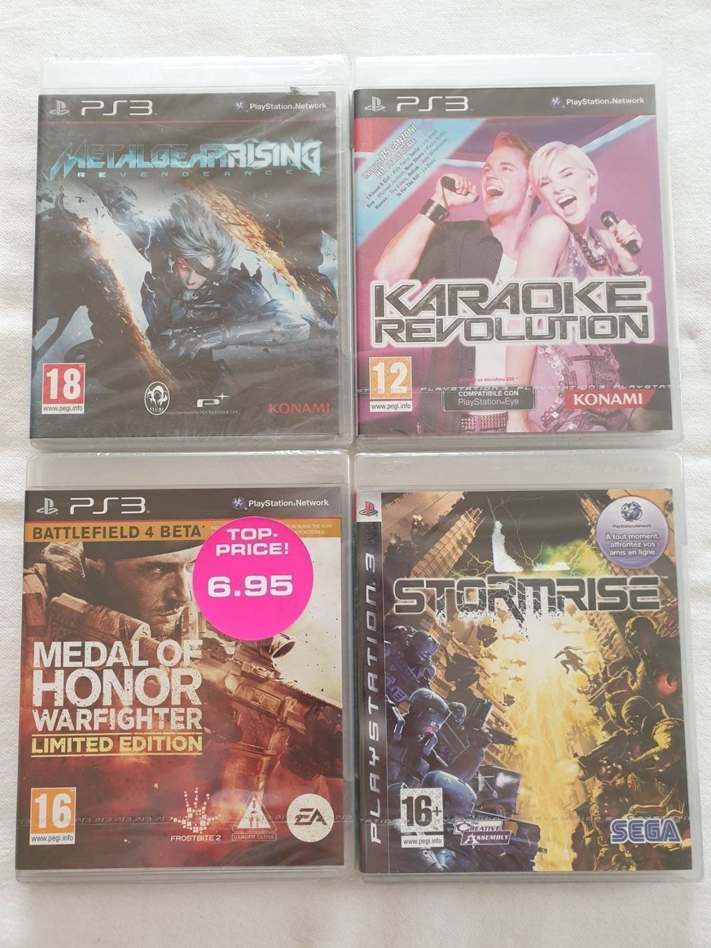 Giochi: 4× PS3 Spiele neu und originalverpackt – Nuovo e nell'imballaggio originale da Rebstein venduto da gimmma