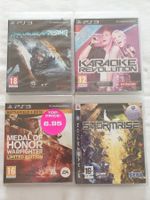 4× PS3 Spiele neu und originalverpackt