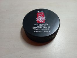 IIHF Eishockey-WM 2026 Schweiz Logopuck *zum fairen Preis*