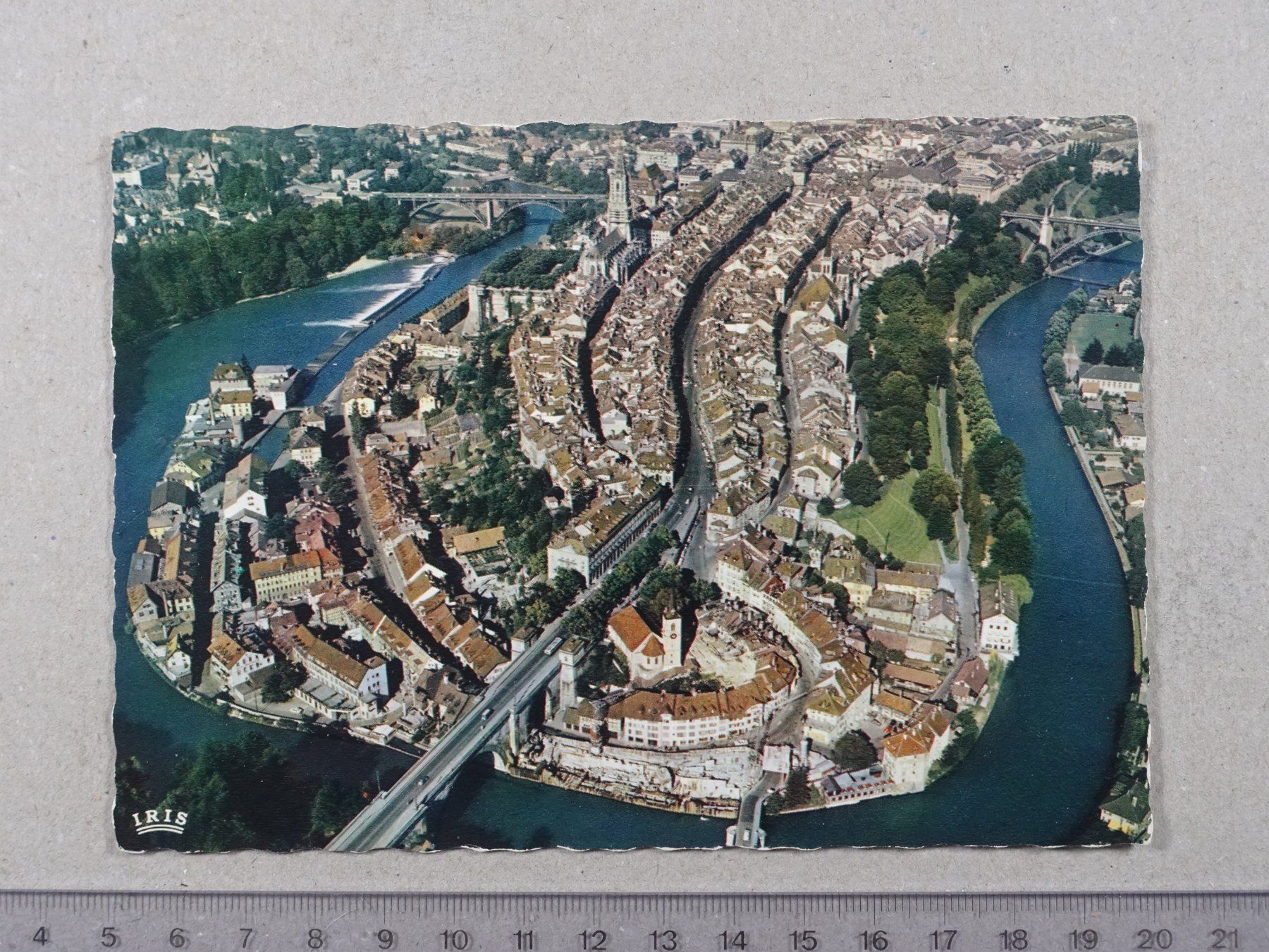 Ansichtskarten: Bern, Flugaufnahme – Gebraucht aus Lenzburg von fh1