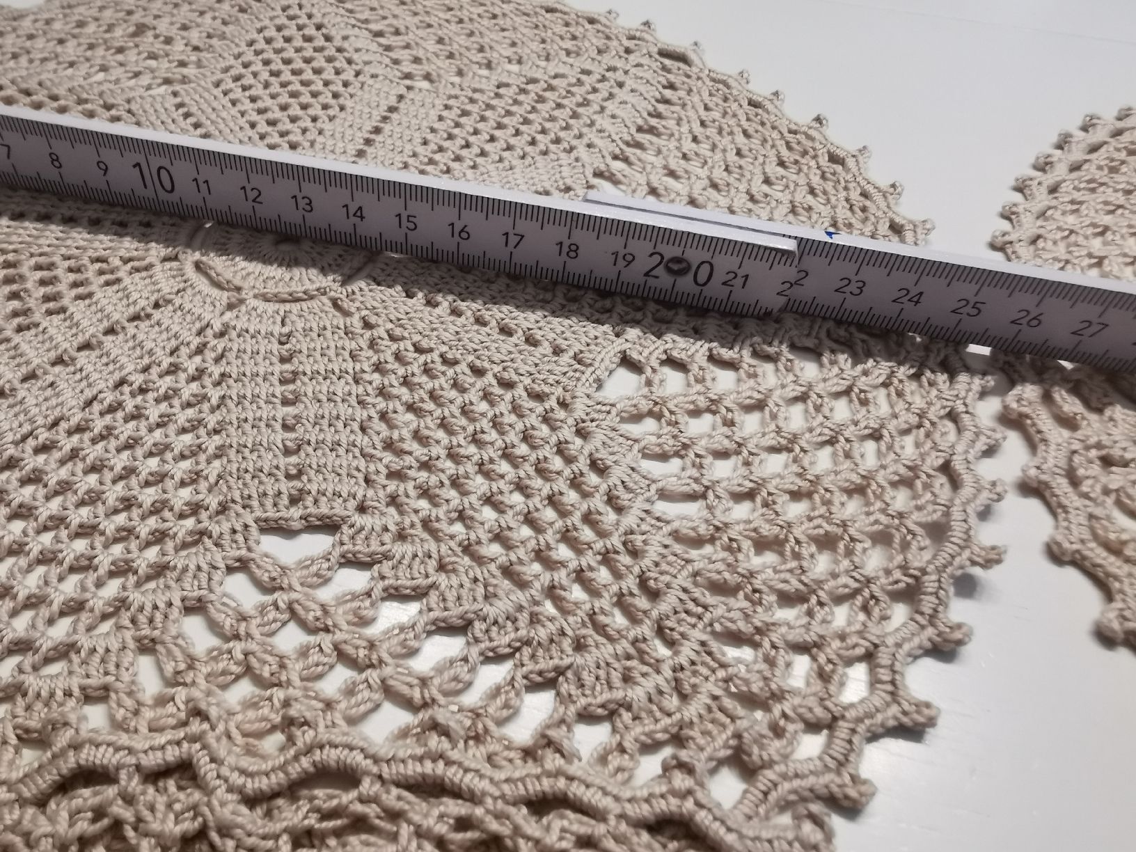 Untersetzer: 3 Tischsets gehäkelt beige NEU Napperon – Neu (gemäss Beschreibung) aus Glattbrugg von riseca 3