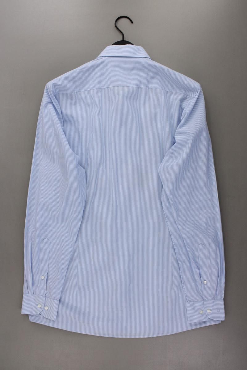 Chemises: Olymp Langarmhemd Gr. Hemdgröße 44 blau – D'occasion à Neustadt an der Waldnaab par SecondLifeFashion 3