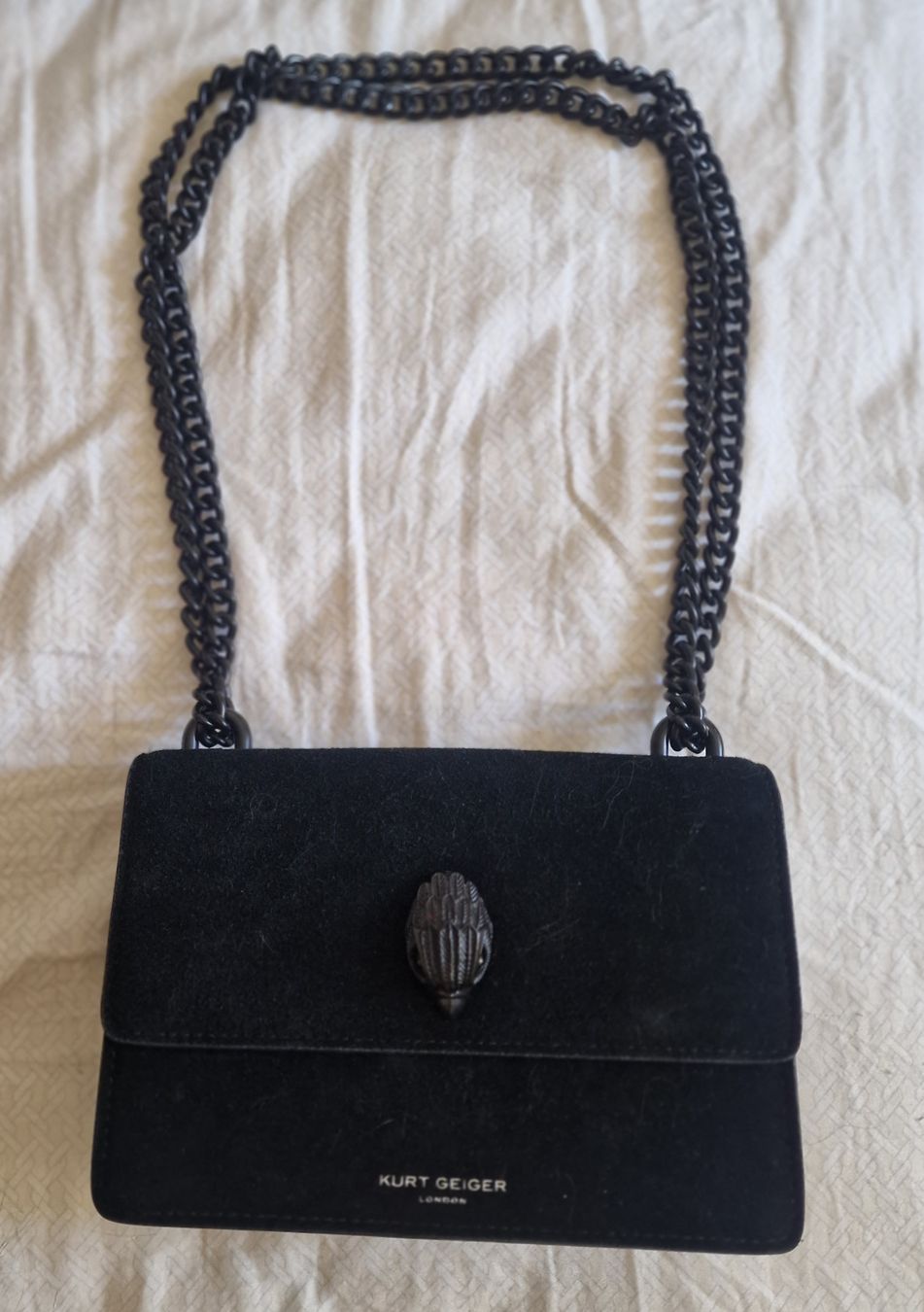 Kurt Geiger Borse da donna: Kurt Geiger Velvet Shoreditch Bag – Nuovo (secondo la descrizione) da Montreux venduto da r_carli 1