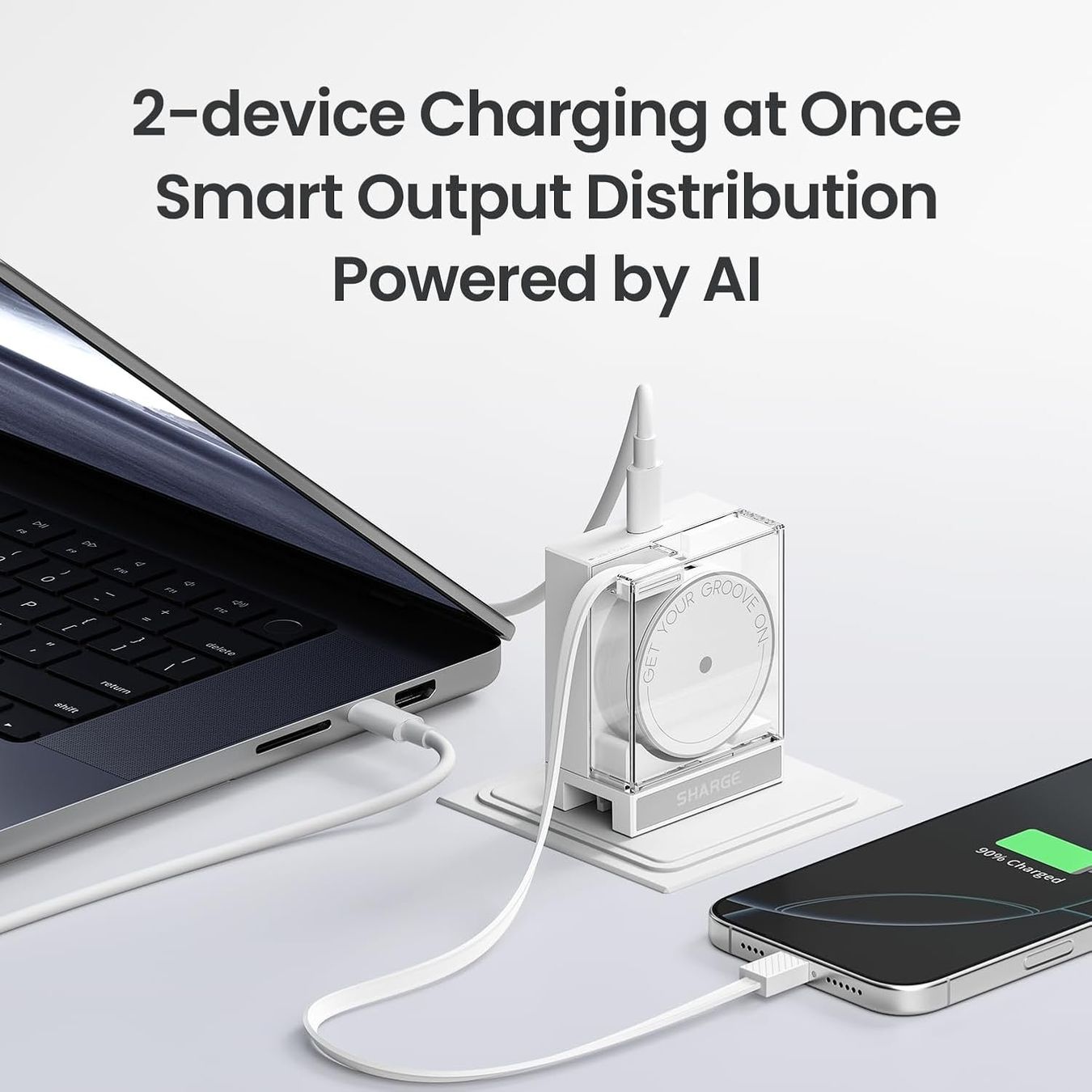 Caricabatterie: SHARGE 65W USB-C Ladegerät Retractable, weiss – Usato da Grosshöchstetten venduto da Professio7 4