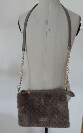 Tasche Plüsch Marco Tozzi braun neu