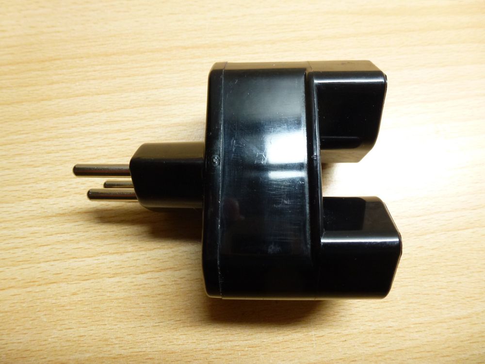 Stecker: Doppelstecker schwarz – Gebraucht aus Hombrechtikon von Maloev17 1