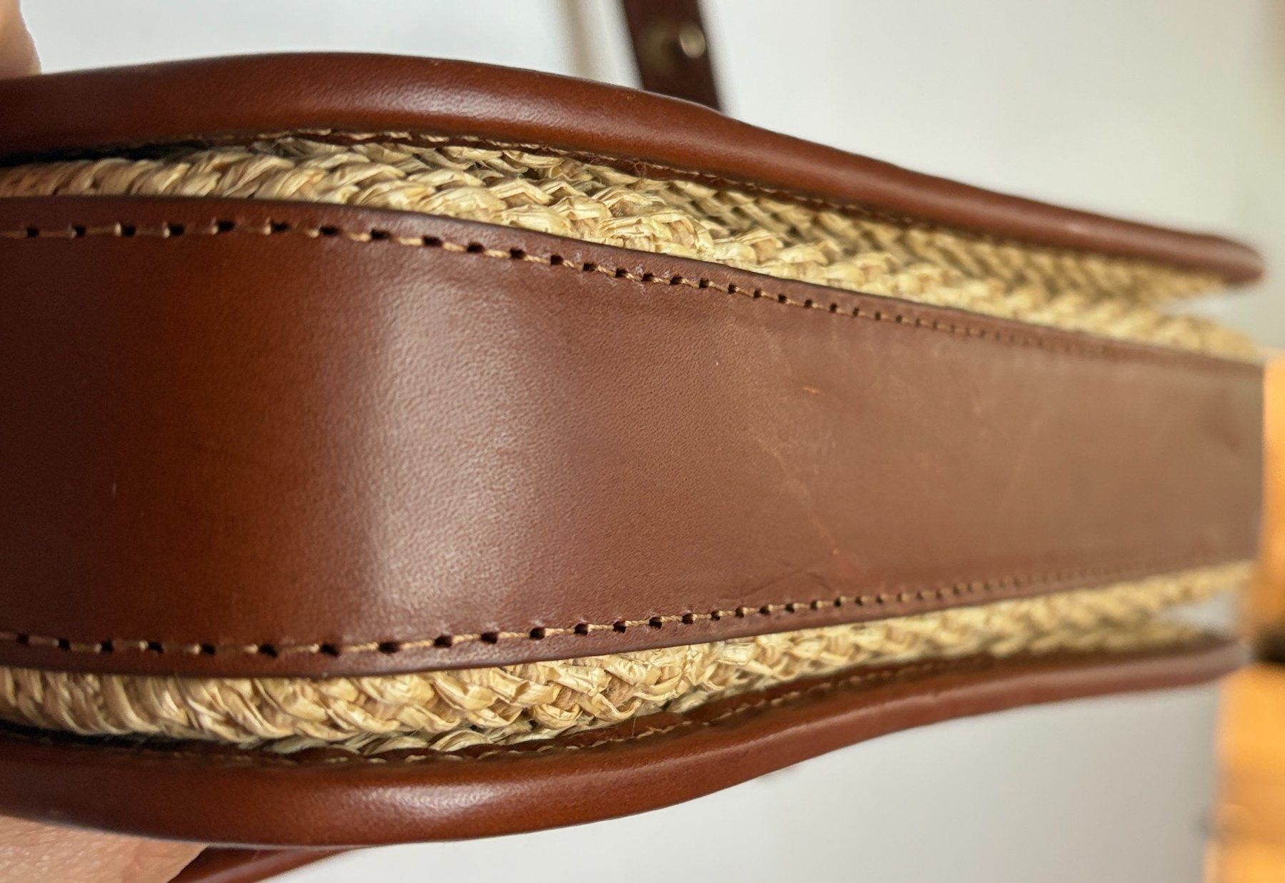 Sezane Borse da donna: Sézane Milo Raffia in Bast/Leder, Sommertasche – Usato da Zürich venduto da bombvoyage 3