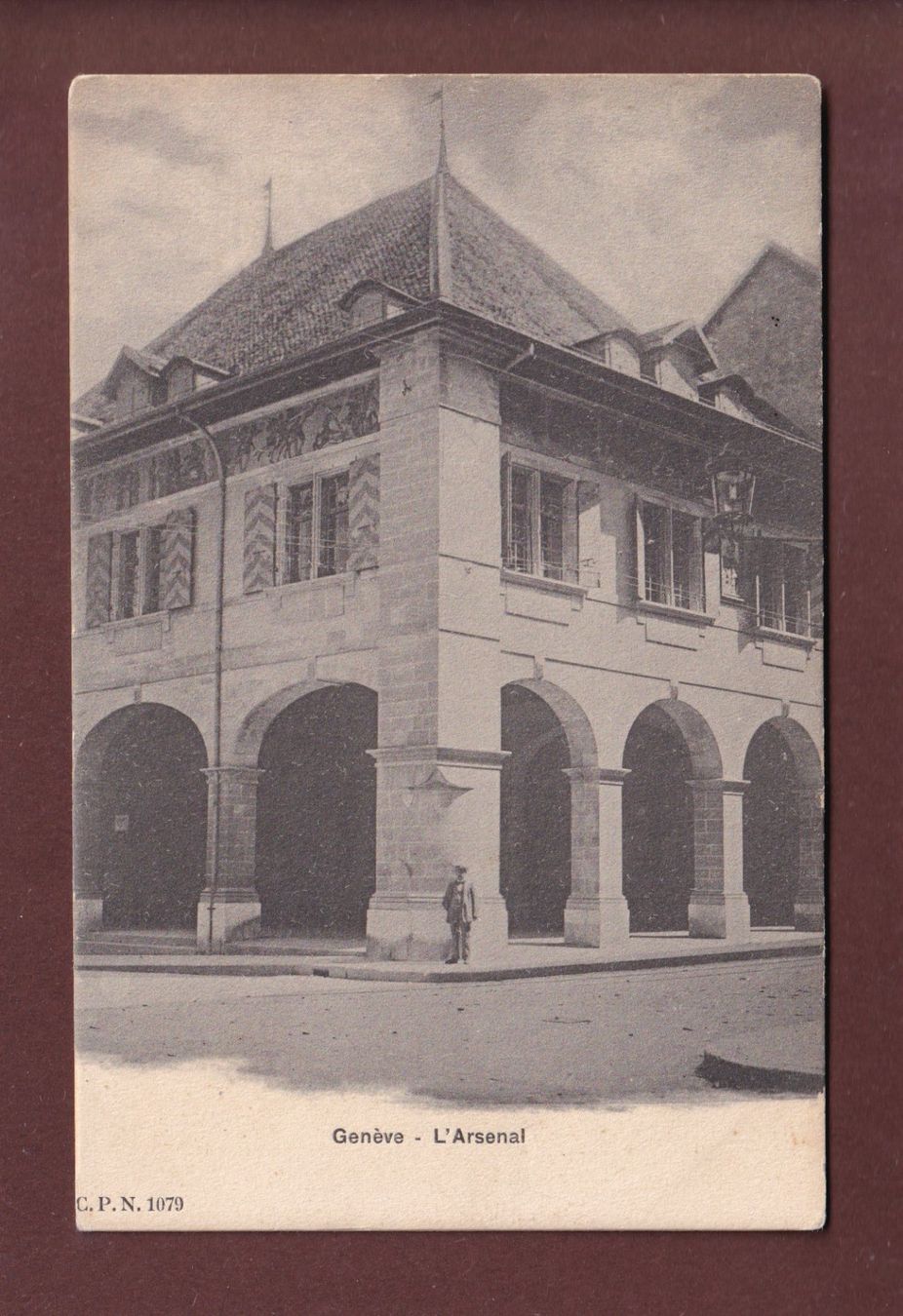 Cartoline postali: GENEVE - L'Arsenal - CPN – Usato da Pully venduto da nicecards