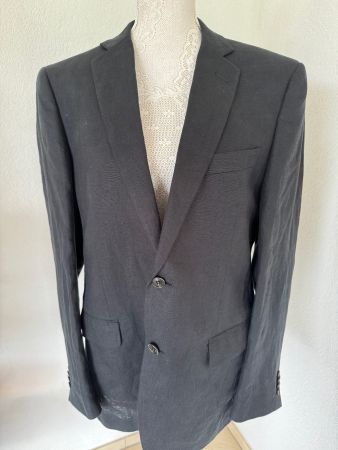 Globus Leinen Jaket Herren schwarz Gr. 50