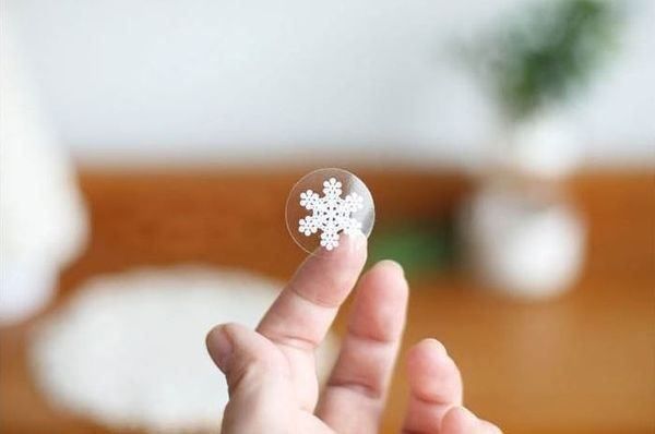 Sticker: 100 SCHNEEFLOCKEN STICKER / AUFKLEBER – Nuovo e nell'imballaggio originale da Affoltern am Albis venduto da Makianwa 1