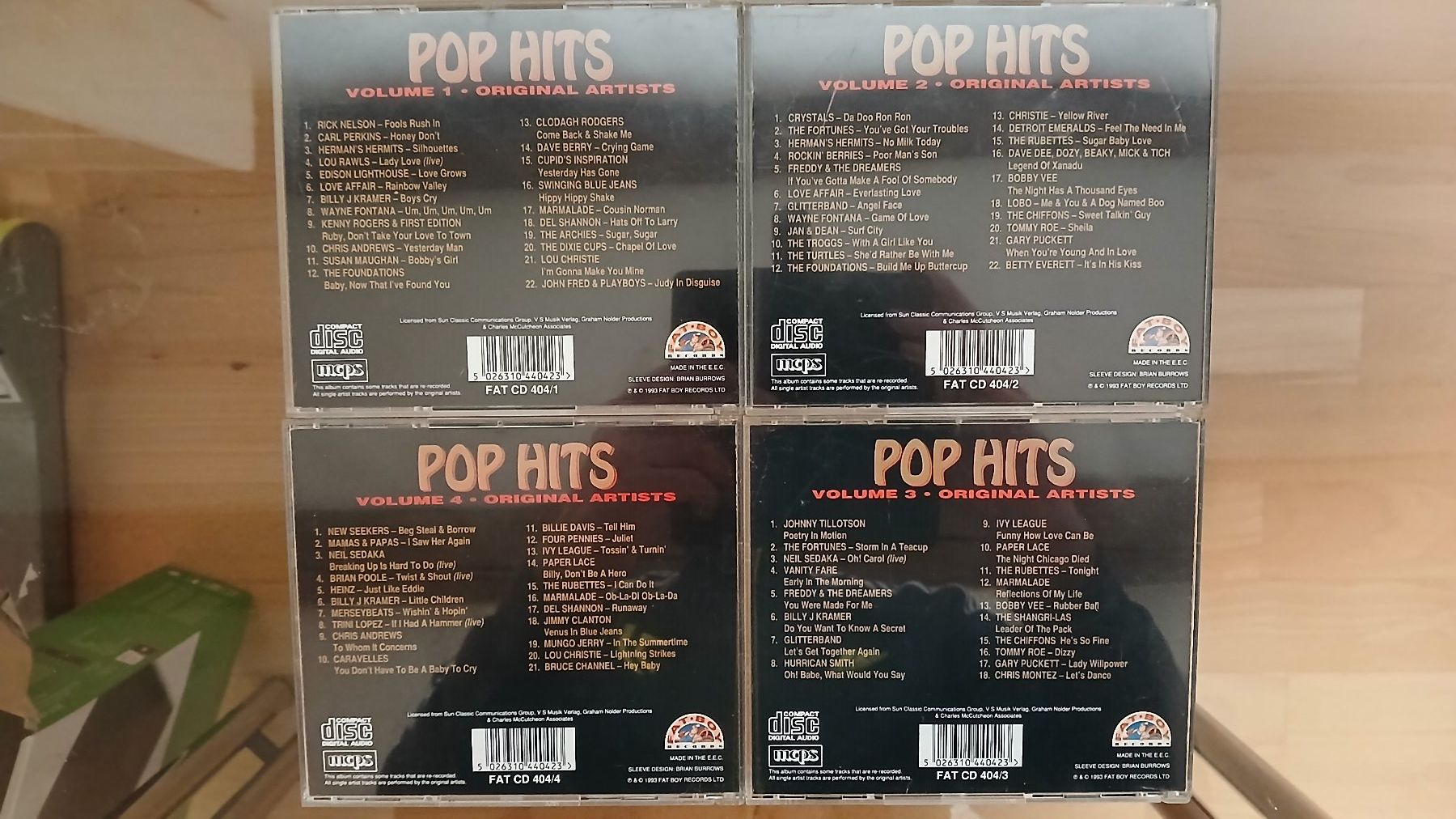 CD: POP HITS Vol.1-4 (SET) – Usato da hinwil venduto da tho_j6kz 2