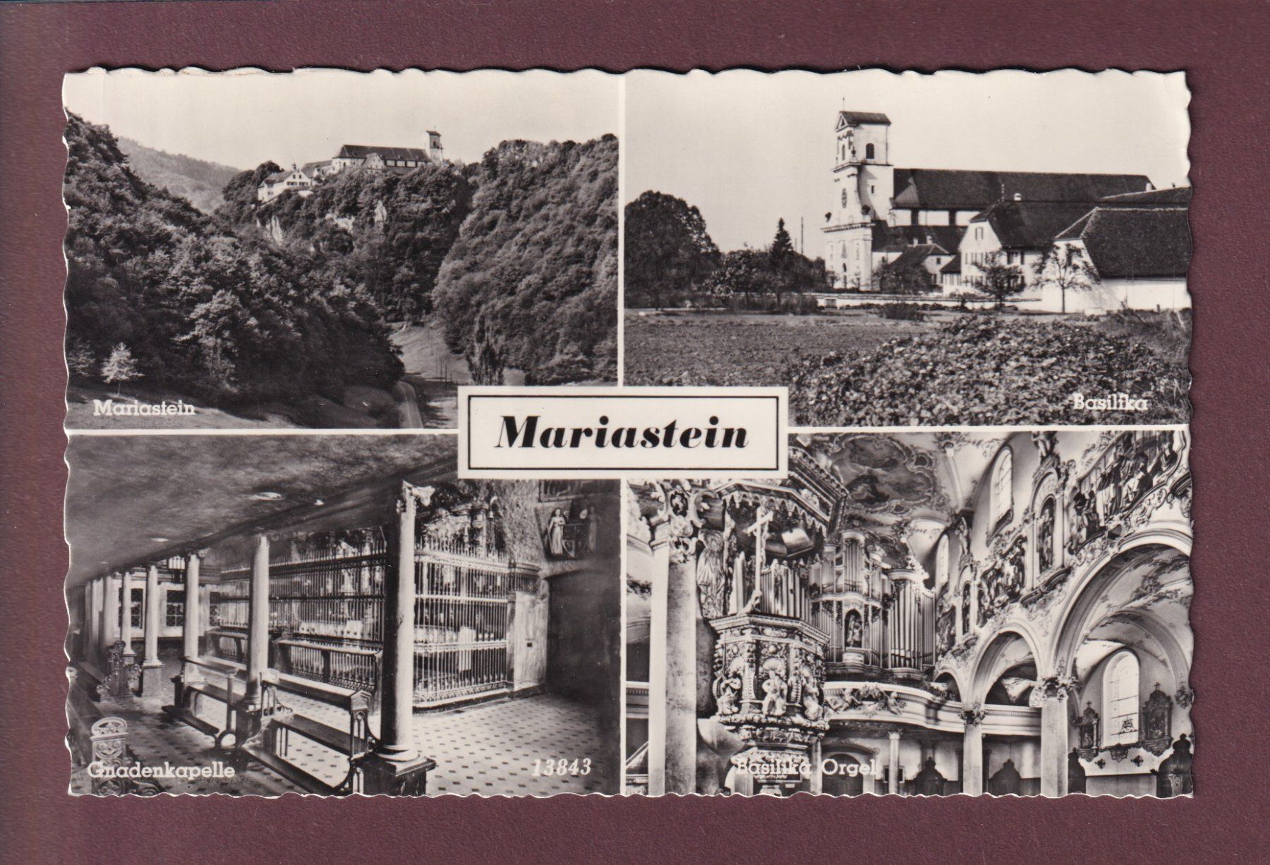 Cartoline postali: MARIASTEIN - 4 Bilder – Usato da Pully venduto da nicecards