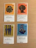 Schweiz 1975 Satz Pro Patria Archäologie postfrisch TAB ital