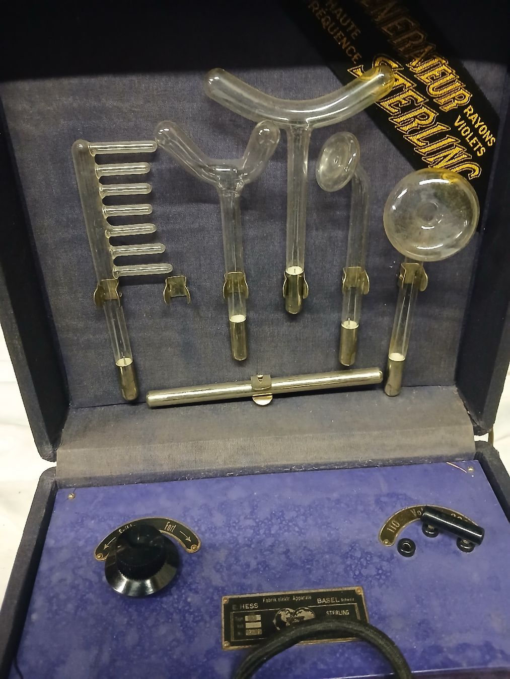 Messen: Hochfrequenzgenerator E. Hess Basel Sterling antik Set – Gebraucht aus Belp von Guadalupe84 2