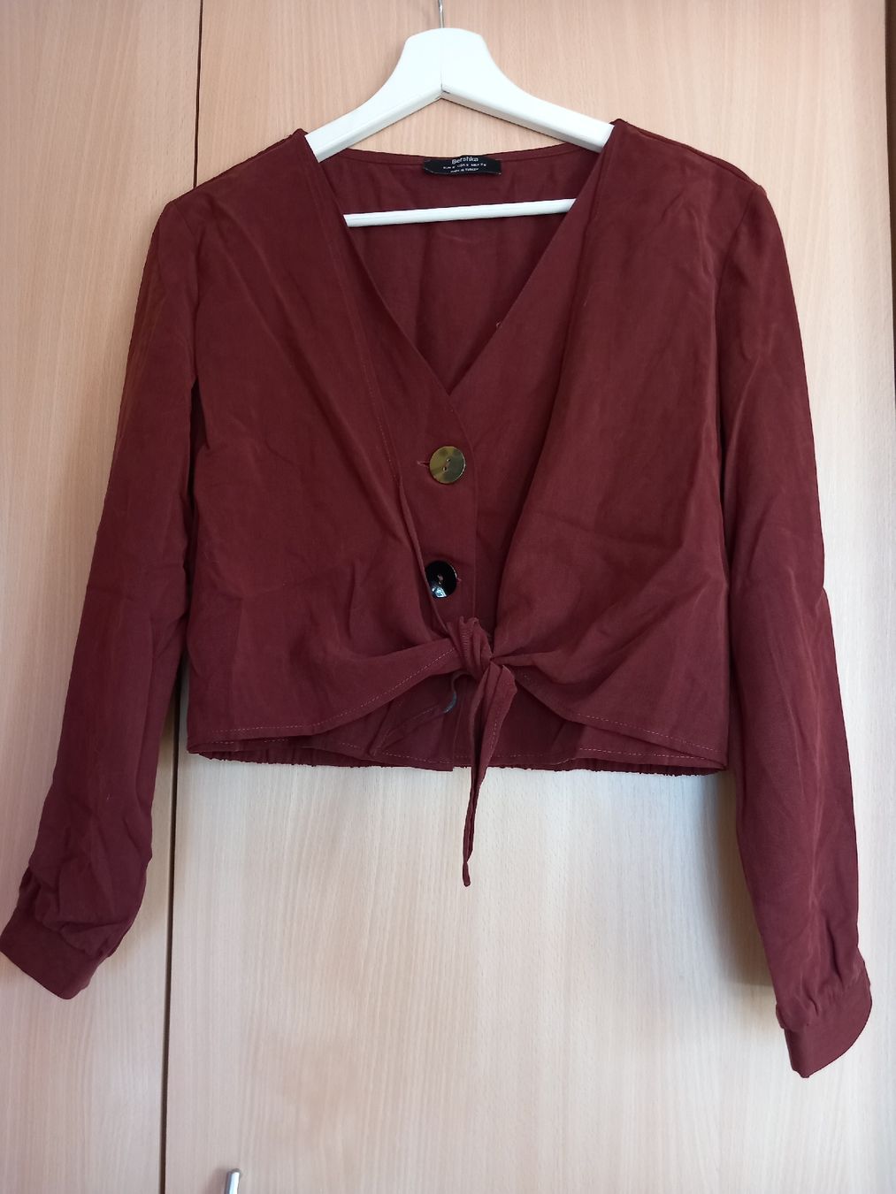 Bershka Top: Top/ Pull court Bershka marron – Nuovo (secondo la descrizione) da Faoug venduto da per_kp6r
