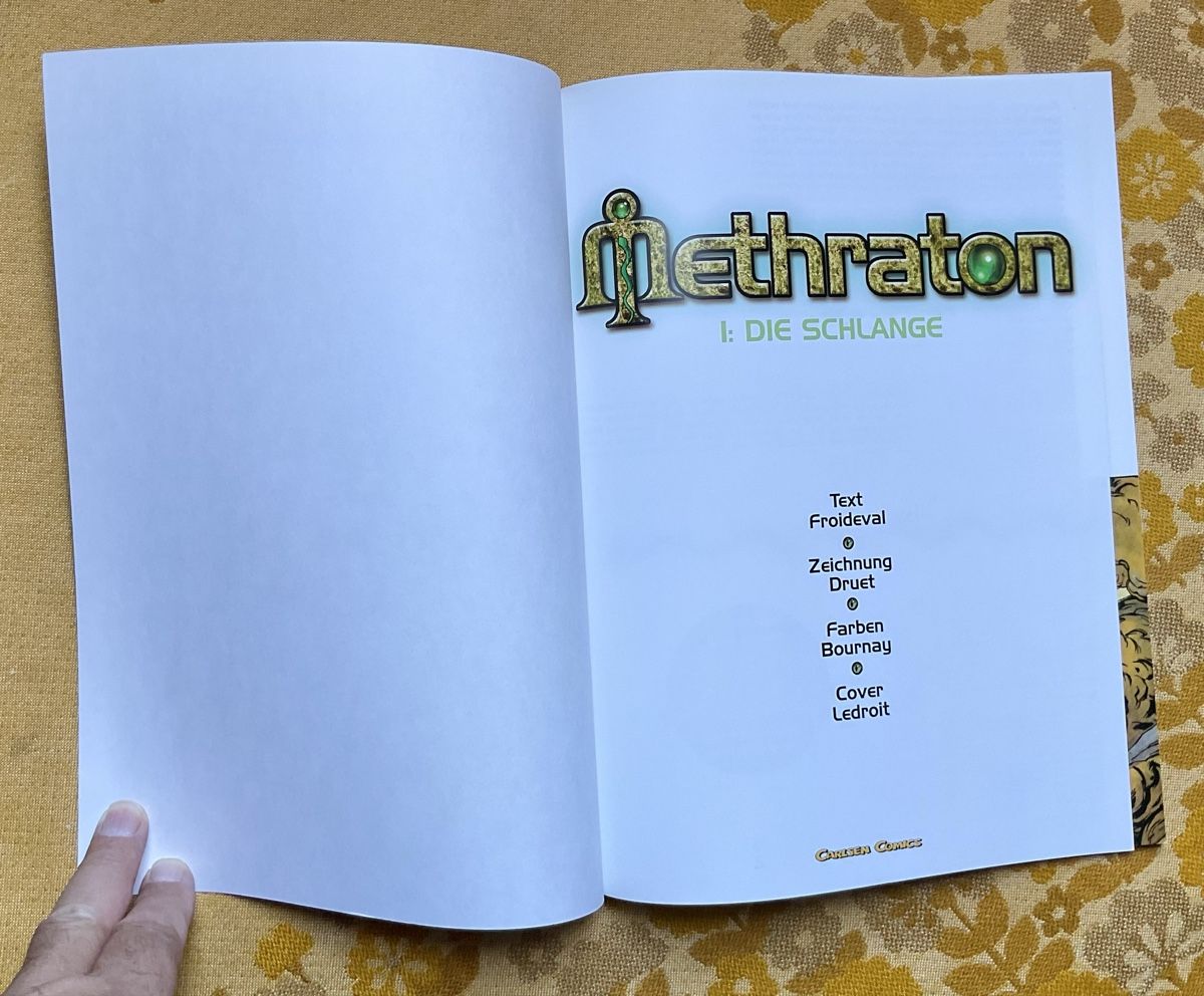 Fumetti: Methraton Band Nr 1 von 2002 – Usato da Endingen venduto da nathan05 2
