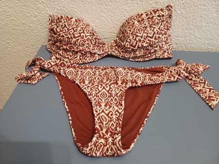 FLASH SALES 24h Goldenpoint BIKINI rust/white IT Gr.42 New