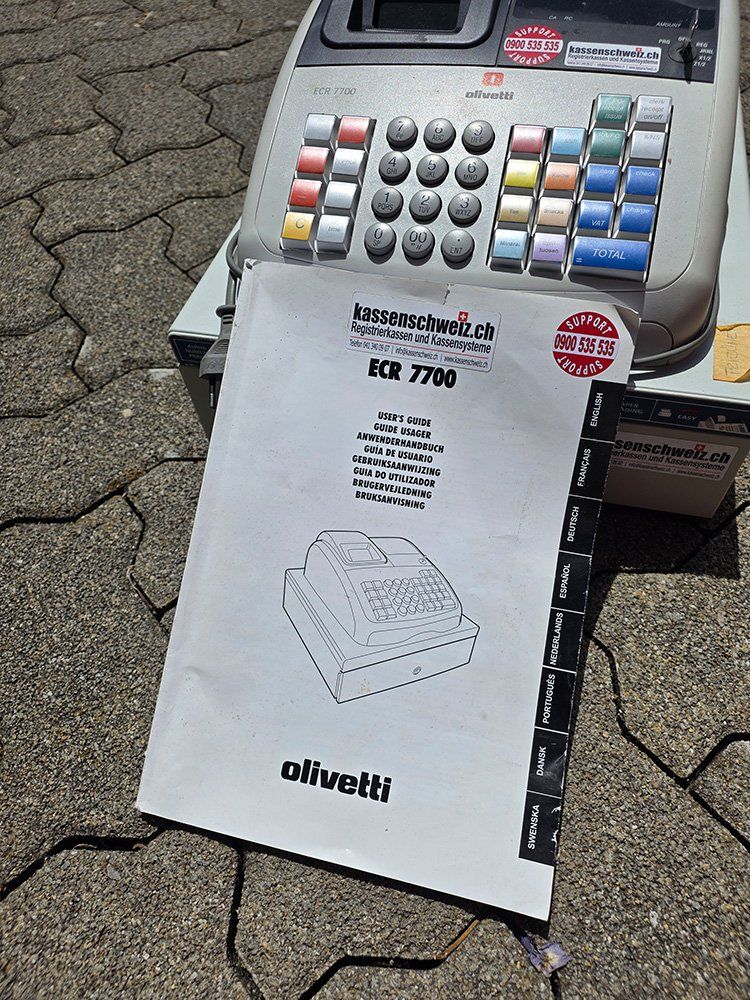 Olivetti Registratore di cassa: Olivetti Kasse ECR 7700 – Usato da Wilen b. Wil venduto da monsterstore 1
