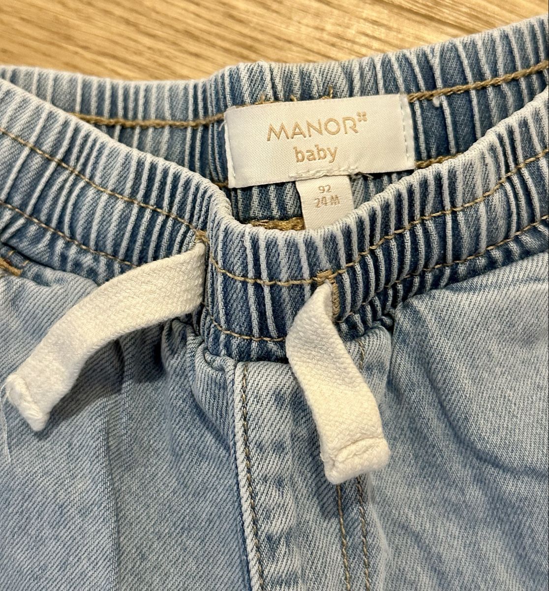 Manor Pantaloni: Kinder Manor Jeans Hose blau Grösse 92  – Usato da Untersiggenthal venduto da sil_td6n 1