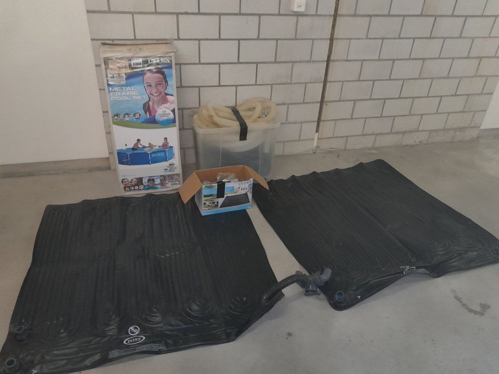 Pool intex kompl. + Heizmatten  neu und unbenutzt 4