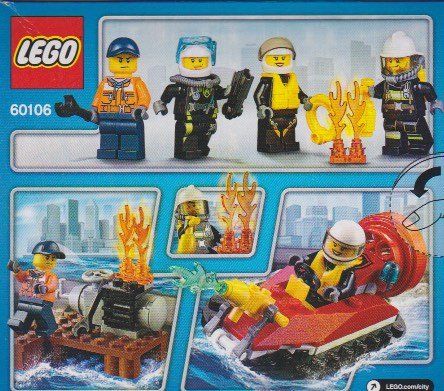 Lego Baukästen: LEGO CITY 60106 STARTER SET DEI POMPIERI  new – Neu und originalverpackt aus Vezia von Aquarius_Age 1