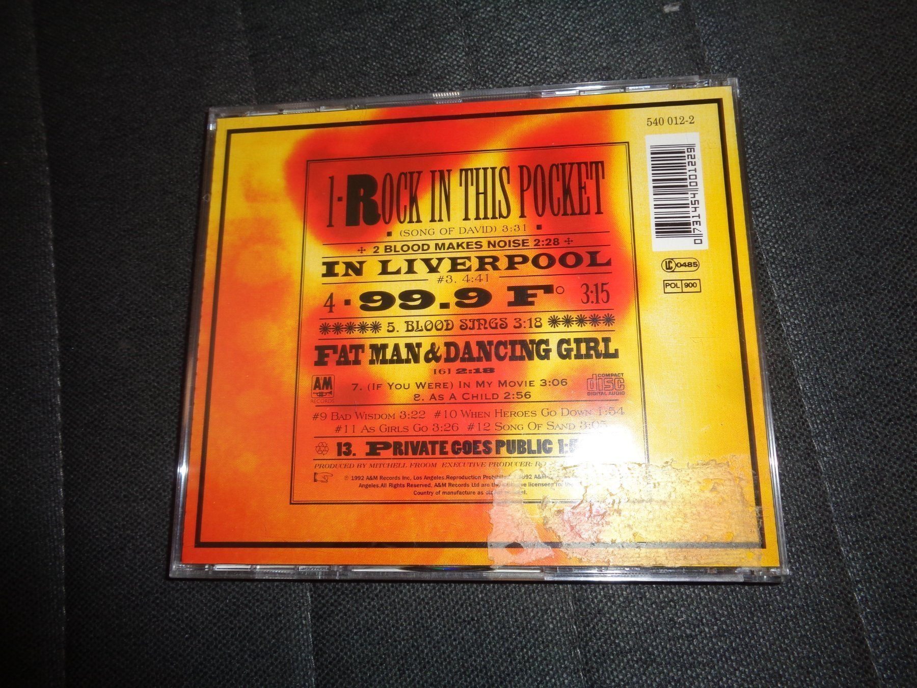 CD: Suzanne Vega - 99.9 F CD – Usato da Olten venduto da Disc-Ausverkauf 1
